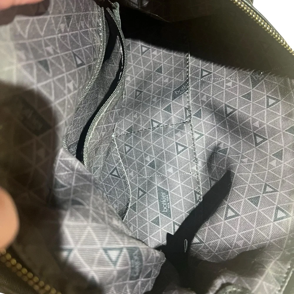 BOTKIER Warren leather women's shoulder hobo crossbody‎ bag  Black